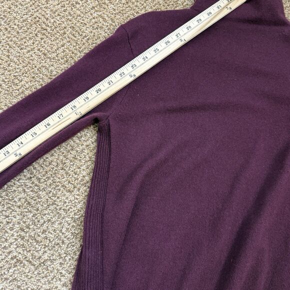 Vince Mock Turtleneck Wool & Cashmere Purple Sweater Women’s Size Small - Picture 13 of 13